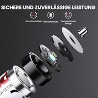 PHOTOOLEX AAA Akku 1300mWh 8 Stück - wiederaufladbare Lithium Batterien AAA akkus, 1,5 V hohe Ausgangsleistung Dreifach A Li-ion Batterie, 1600+ Zyklen AAA Akkus(Kein Ladegerät) – Ansicht 6