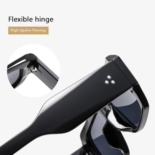 Lunettes de soleil UV400 unisexes au style rétro chic