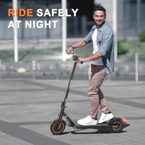 Image of VOLPAM Electric Scooter, 350W /500W /800W /1000W /250W Powerful Motor & 19 /22 / 9 MPH Top Speed, 16-28-10 Miles Long Range, Folding E Scooter Choice