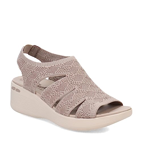 Skechers Women's, Pier Lite - Crochet Sandal Taupe 7 M