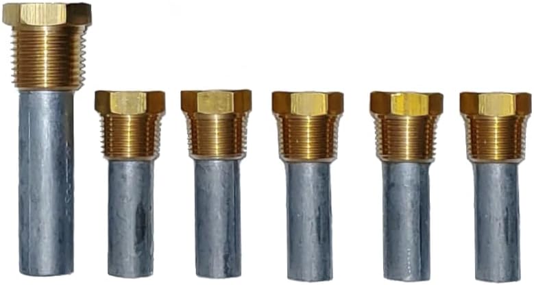 6LP Zinc Anode Kit Replaces Yanmar 119773-92600 for 6LP Engines with ZF Transmission