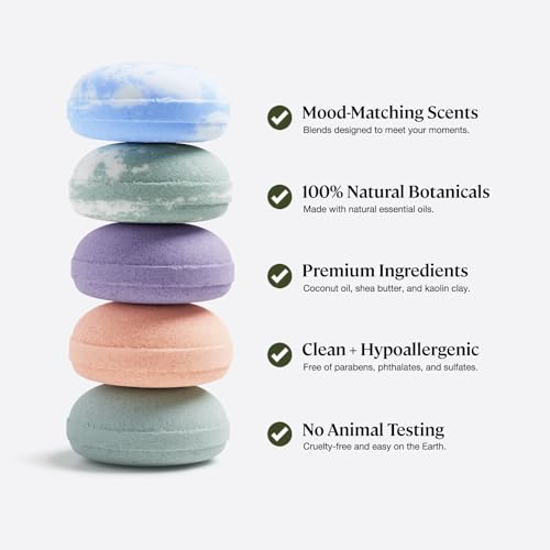 Sprig by Kohler Lavender + Vanilla Bath Bomb, Hypoallergenic, Made with Natural Botanicals & Premium Skincare Ingredients (Shea Butter, Coconut Oil, & Kaolin Clay) to Relax and Calm - Sleep - image 3