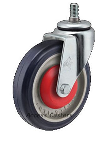 5" (77699E) Pemco Anti-Static/Self Decelerating Shopping Cart Swivel Caster