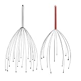 SQULIGT 2 Pcs Scalp Head Massagers, 12 Fingers and 20 Fingers Scalp Head Scratcher, Head Massage...