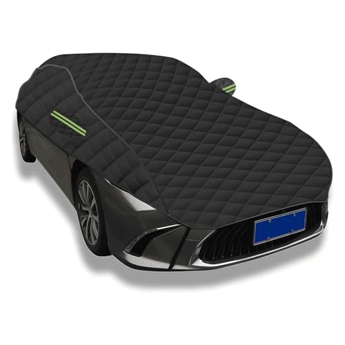 Funda Coche para Suzuki Ignis (2016-2022), Impermeable Transpirable Algodón Suave para Exteriores Parabrisas Protector contra Granizo con Cuerda Cortavientos Lona Coche