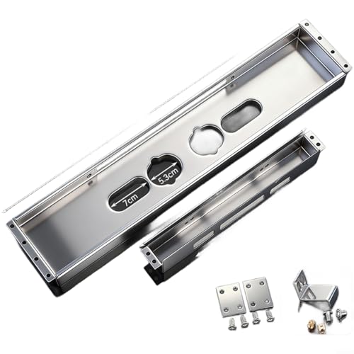 Caja de bloqueo para puerta inteligente: placa de golpe ajustable de acero inoxidable 304 2