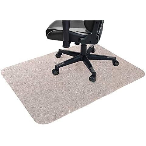 GGoty Chair Mat,Chair Floor Protector,Rectangular Roll Non-Slip Scrach-Resistant Floor,Chair Mat for Floor Carpet Tiles Protector (Beige,120 * 90cm) Cover