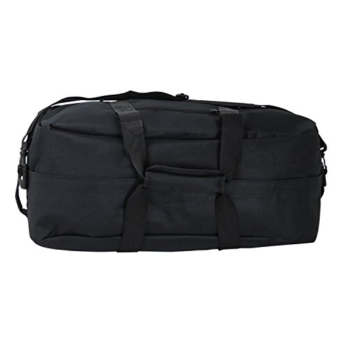 Image of DALIX 18 inch Two Tone Duffle Bag Medium Black Red Blue Gold Pink Purple Gray