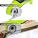 Headley Tools Cordless Cardboard Cutter 4.2V, Electric Mini Box Cutter,Rechargeable Electric Scissors,Carpet cutter with a Replacement Blade & Safety Lock for Packages/Leather/Plastic/Carton, Green