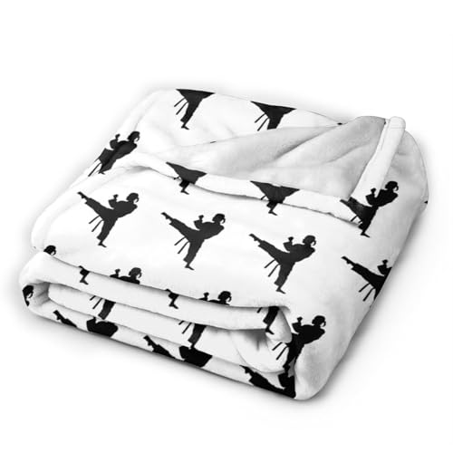 Couverture Taekwondo en flanelle douce et légère de qualité - 4