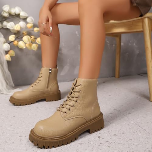 Botines de mujer cómodos para trabajar sin dolor, botas de vestir antideslizantes 3