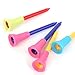 ZIZEV Ball Holder, Tees, Bright Colors, 5 Pieces, Ball Holder, Grip for Sports Field