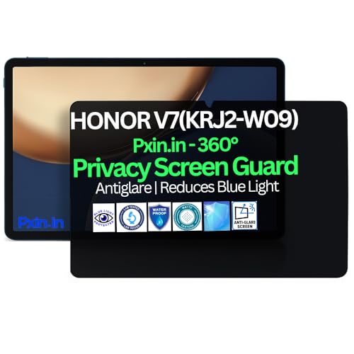 Image of Pxin Tablet Privacy Guard compatible with HONOR V7(KRJ2-W09) | Screen protector | Anti-Glare | Blue light filter | 360 degree Anti Spy | Eye Protection