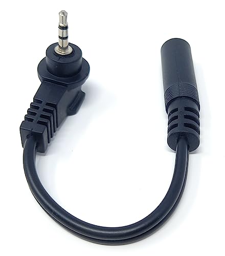 DRUT 2pcs 10cm Right Angled 2.5mm Stereo Jack to 3.5mm Socket Adapter Cable Lead, Black, 10 cm - Image 2