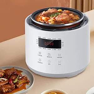 KHATI 2.5L Electric Rice Cooker Steamer Pot Cook Non-Stick Liner for EU Adaptor