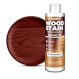 Water Based Wood Stain 8.5oz/250ml, Matte Fast Drying Stain & Varnish, Low Odor Non-Toxic Indoor Outdoor Wood Paint for Furniture, Cabinet, Door, Window, Wardrobe, Paneling, Trim & Multiple Finishes