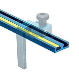POWERTEC 71697 36-Inch Double T Track Kit for Woodworking, Right to Left Adhesive Tape Measure and T-Track Plastic Insert