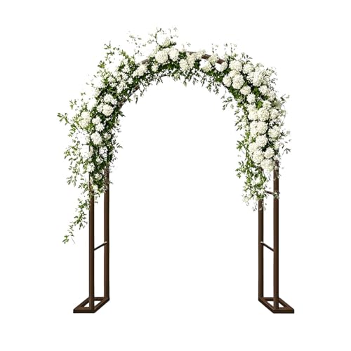 Arche de jardin en métal bronze pour stabiliser vos rosiers