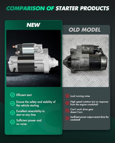 Image of SCITOO Starters SND0549 17950N 4801256AC 428000-3050 fit for Dodge for Durango 2006 2007 2008 2009 for Ram Dakota 2011 3.7L for Ram Pickups 2006-2010 4.7L