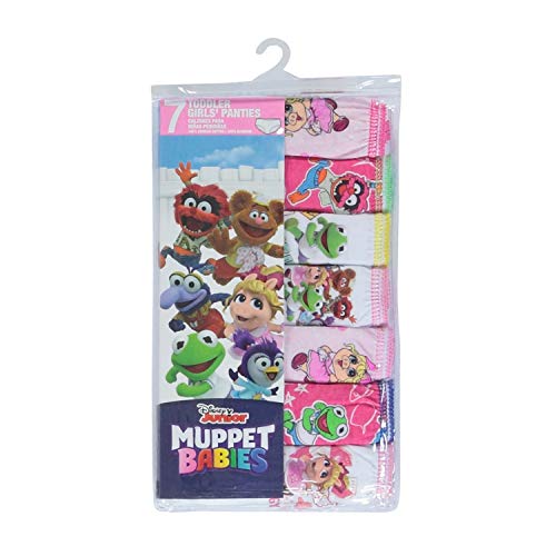 Muppet Babies Girls 7-Pack Underwear Briefs Toddler Little Kid Infant Baby Piggy Kermit Animal Gonzo2