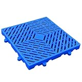 Materiale: Il pallet in plastica a rete è realizzato in polietilene ad alta densità, che offre resistenza alle crepe, allo scolorimento e all'umidità.