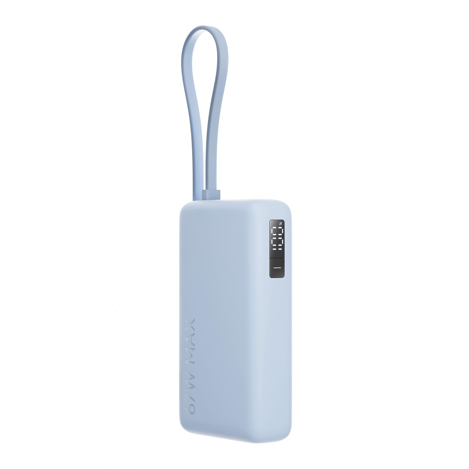 Xiaomi 67W Power Bank 10000 (Integrated Cable) Blue - 67W Fast Charging - Integrated Usb-C Cable - Airline Approved <100Wh