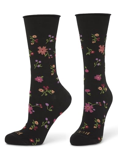 Image of HUE Women's Jeans Sock (Pack of 9), Ditsy Pack, One Size