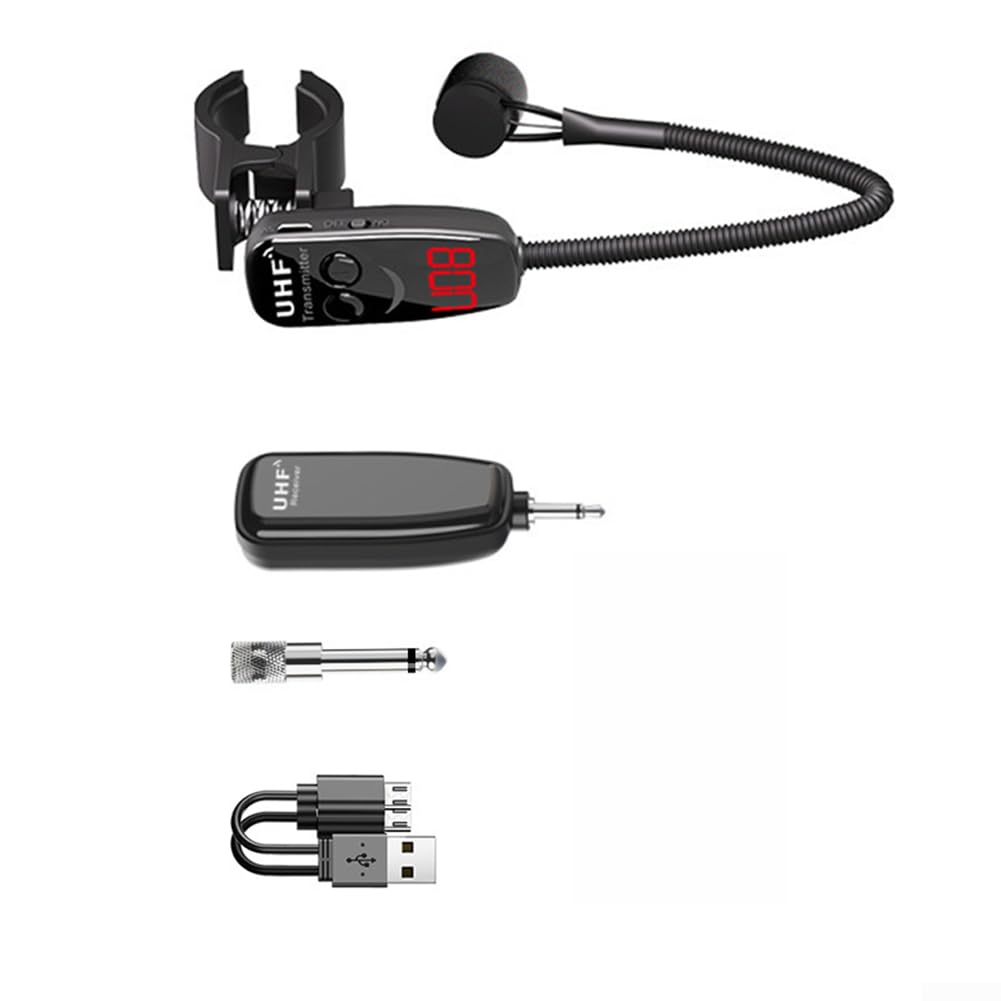 Micro sans fil UHF pour flûte Dizi portée 40 m