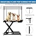 50 in Dog Grooming Table, Electric Hydraulic Grooming Table with Aluminium Overhead Arm, Anti Slip Tabletop, 6 USB Ports for Large Dogs At Home and Salon, Maximum Capacity Up to 300 LB, Black