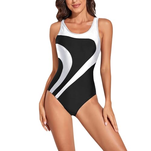 Maillot de bain push up rembourré vintage avec effet gainant curvy