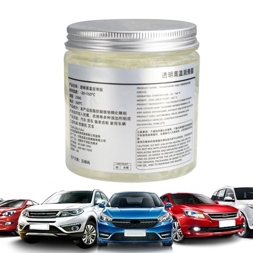 Bilfett - 250g Gummilistsmörjfett - Smörjmedel För Glidbanor | För Fordonsskötsel Underhåll Av Gångjärn Och Inredning