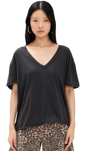 Free People Women's Nina Tee V, Black