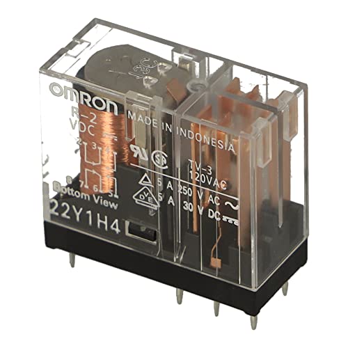 G2R2-24VDC | G2R-2 24DC | 379219 | OMRON Relay, DPDT, Non-Latching, PCB Style/Mount, 24V DC Coil, 5 A,