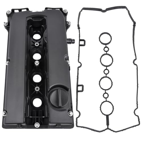 Image of Engine Valve Cover Replacement for Cruze 2010-2016 Aveo /Aveo5 2009-2011 | Replacement for Sonic Pontiac G3 Saturn Astra 1.8 1.6L, 55564395, 55558673, with Gasket & Cap