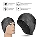 Andraw Gorro de natación elástico de 3 Colores, Gorro Protector de natación,...