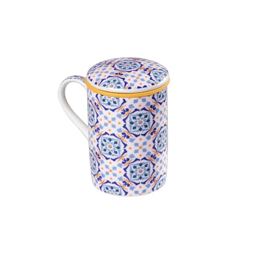 TEA SHOP - Taza de Té con filtro y tapa - Mug Classic Fez - Taza con infusor para té TEA SHOP - Taza de Té con filtro y tapa - Mug Classic Fez - Taza con infusor para té