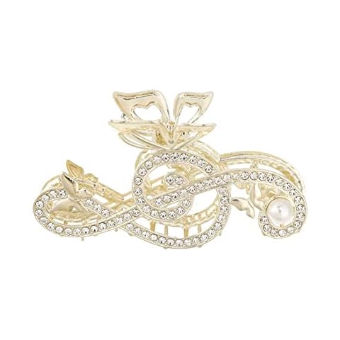 Music Note Large Metal Hair Claw Clip Cover