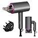 Produktbild Haartrockner Ionen, 2000W Föhn Professionell Salon Trockner Drei Temperatur und zwei Windgeschwindigkeiten, Unabhängige Heiß- / Kalttaste, mit Diffusor und Stylingdüsen, für unterwegs und Familien