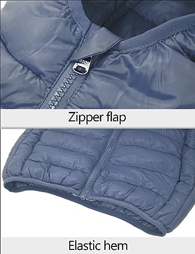 SEAUR Boys Girls Hooded Winter Puffer Jackets Lightweight Windproof Down Coat Warm Quilted Padded Outwear2