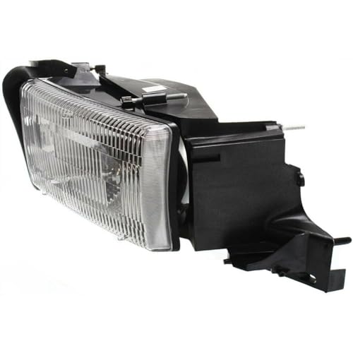 DinDoong Headlight Set of 2 Right Driver & Passenger Side Bulb Clear Lens Headlamp Truck Pfm for Dodge for Ram 1500/2500/3500 1994-2002