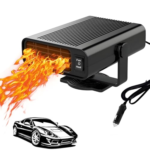 autozen Autoheizung, 2 in 1 Auto Heizlüfter 12V 200W Auto Heizung Entfroster 360° Drehbar für Auto Windschutzscheibe Schnelle Heizung, schwarz autozen Autoheizung, 2 in 1 Auto Heizlüfter 12V 200W Auto Heizung Entfroster 360° Drehbar für Auto Windschutzscheibe Schnelle Heizung, schwarz
