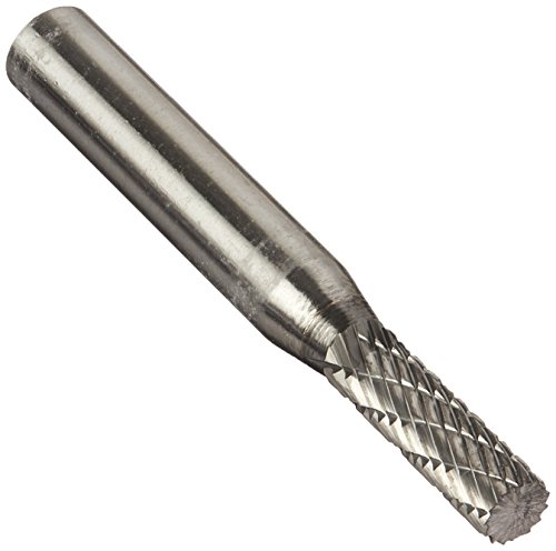 Image of Drill America SA-14 Carbide Burr /Rotary File Cylindrical Double Cut for Die Grinder 3 /16 inch Dia. x 5 /8 inch Cut Length with 1 /4 inch Shank and 2 inch Overall Length, DUL Series