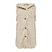 Womens Sherpa Vest with Hood - 2025 Winter Fleece Button Up Long Vest Jackets Warm Lightweight Fall Outerwear