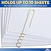1InTheOffice Jumbo Paper Clips, Gold, Smooth, 100/Pack
