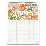 S&O Desert Garden Wall Calendar from July 2025-Dec 2026 - Tear-Off Monthly Calendar - 18 Month Academic Wall Planner - Hanging Organizer to Track Anniversaries & Appointments - 13.5'x10.5”in