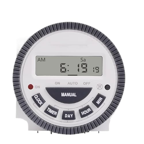 Programmateur hebdomadaire digital pour eclairage et jardinage tm619