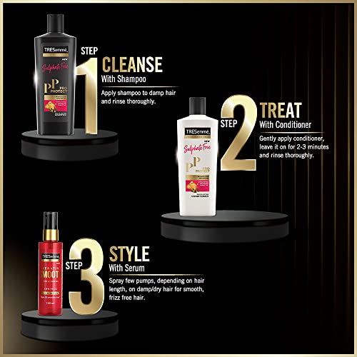 TRESemme Pro Protect , Conditioner, 190 Millilitre, For Frizzy Hair, With Moroccan Argan Oil, Gentle Care For Treated Hair, Sulphate & Paraben-Free, For Men & Women - Image 6