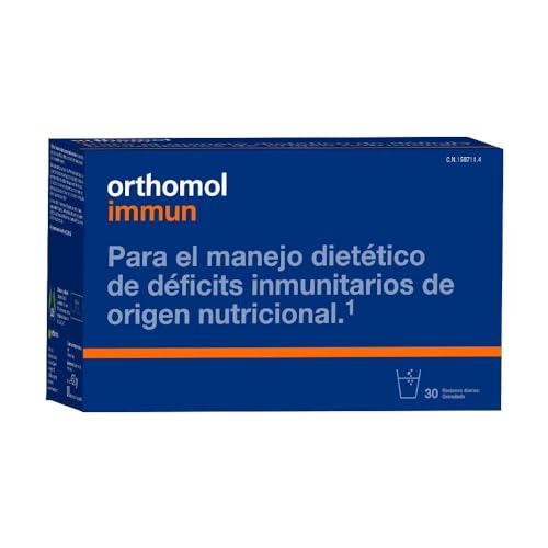 ORTHOMOL ORTHOMOL IMMUN 30sbrs.granulado – pratique à mélanger avec de l’eau à la maison ou au bureau, poudre en sachets pour une préparation simple, étui de 30 sachets-dose et devient un allié fiable