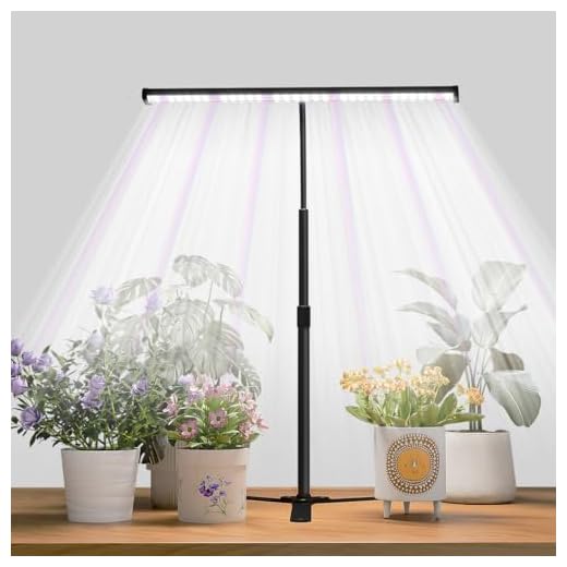 Super-Bright Grow Light for Indoor Plants, 6000K 108LEDs Full Spectrum Plant Lamp with Timer 4/8/12Hrs & Height Extendable for Home Office Desktop Plants, 12V 3A High Power Output for Faster Growth