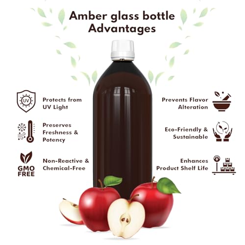 Image of Dr Patkar's Apple Cider Vinegar with Mother |Amber Glass Bottle| Raw & Unfiltered | Fermented Apples | Daily Wellness Vinegar | 200 ml